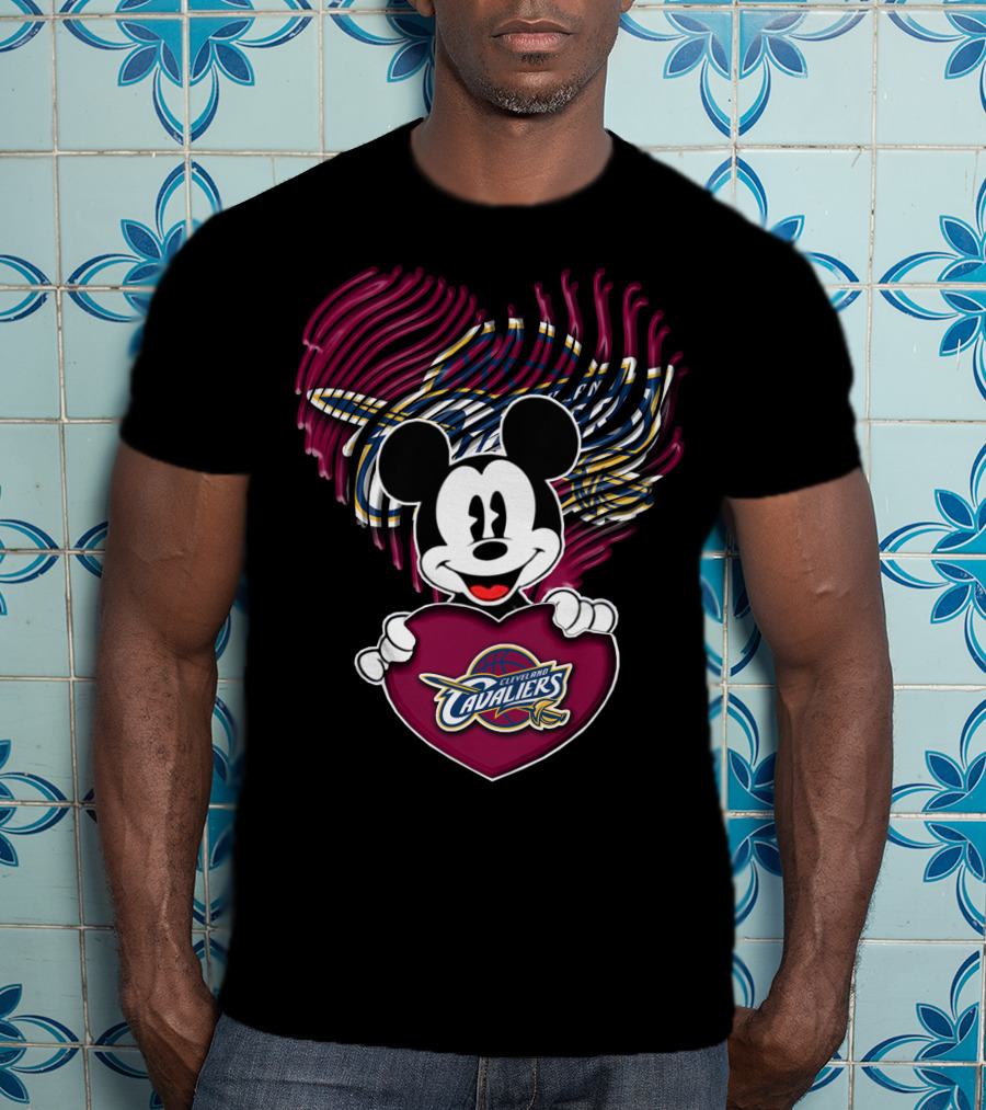 Mickey Mouse Cleveland Cavaliers Mashup T-Shirt