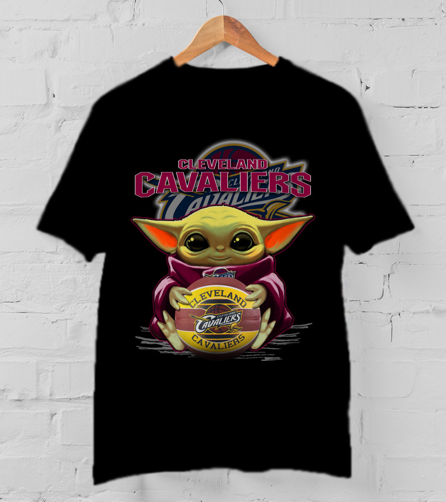 Cleveland Cavaliers Yoda With Basketball T-Shirt