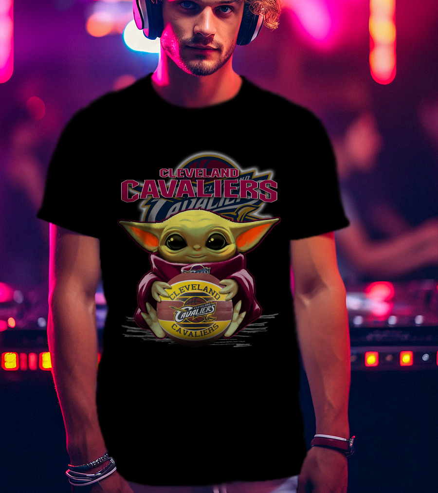 Cleveland Cavaliers Yoda With Basketball T-Shirt