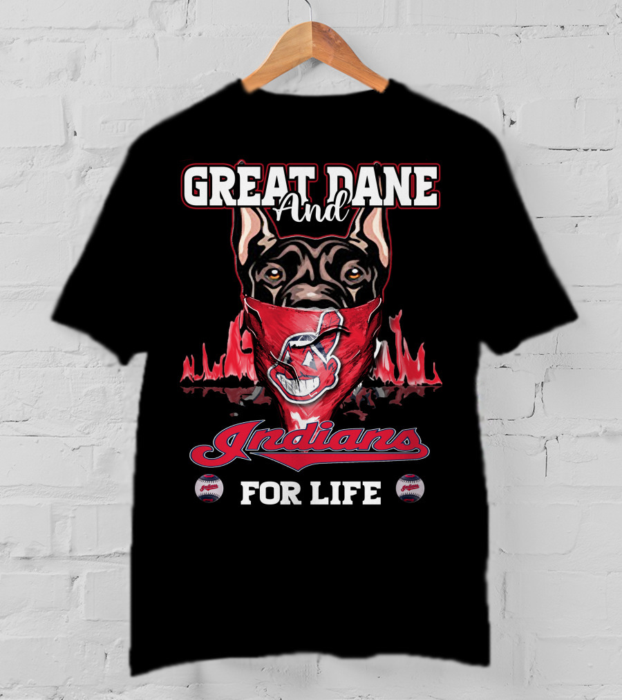 Great Dane And Indians For Life T-Shirt