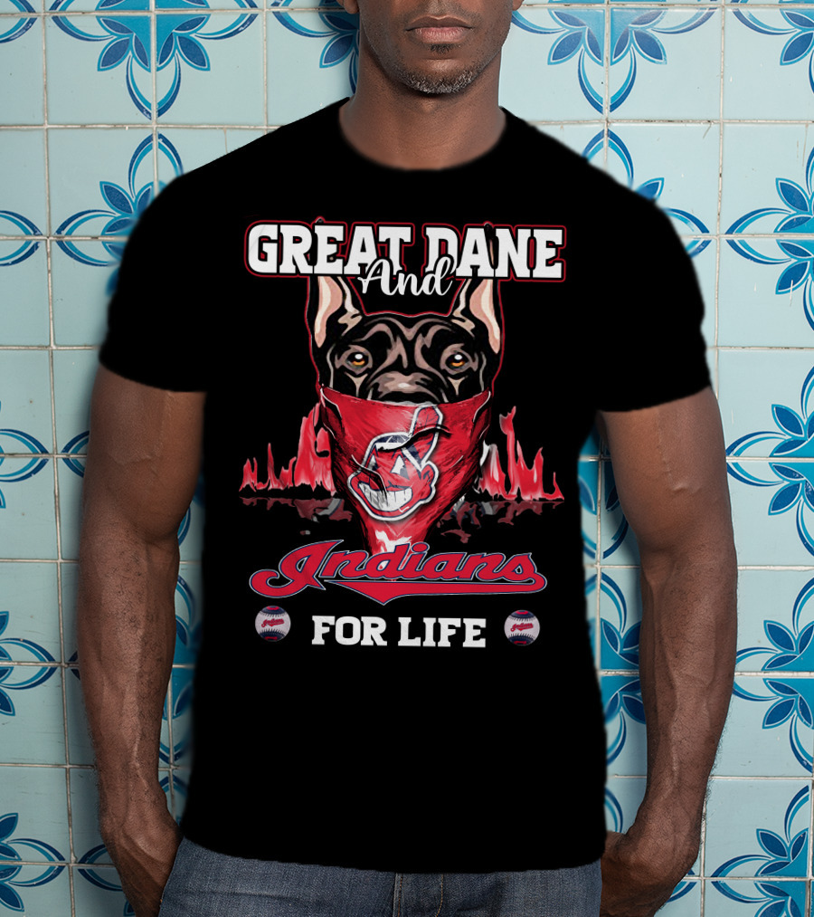 Great Dane And Indians For Life T-Shirt