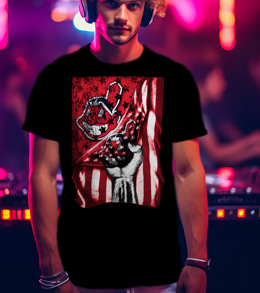 Cleveland Indians Flag T-Shirt