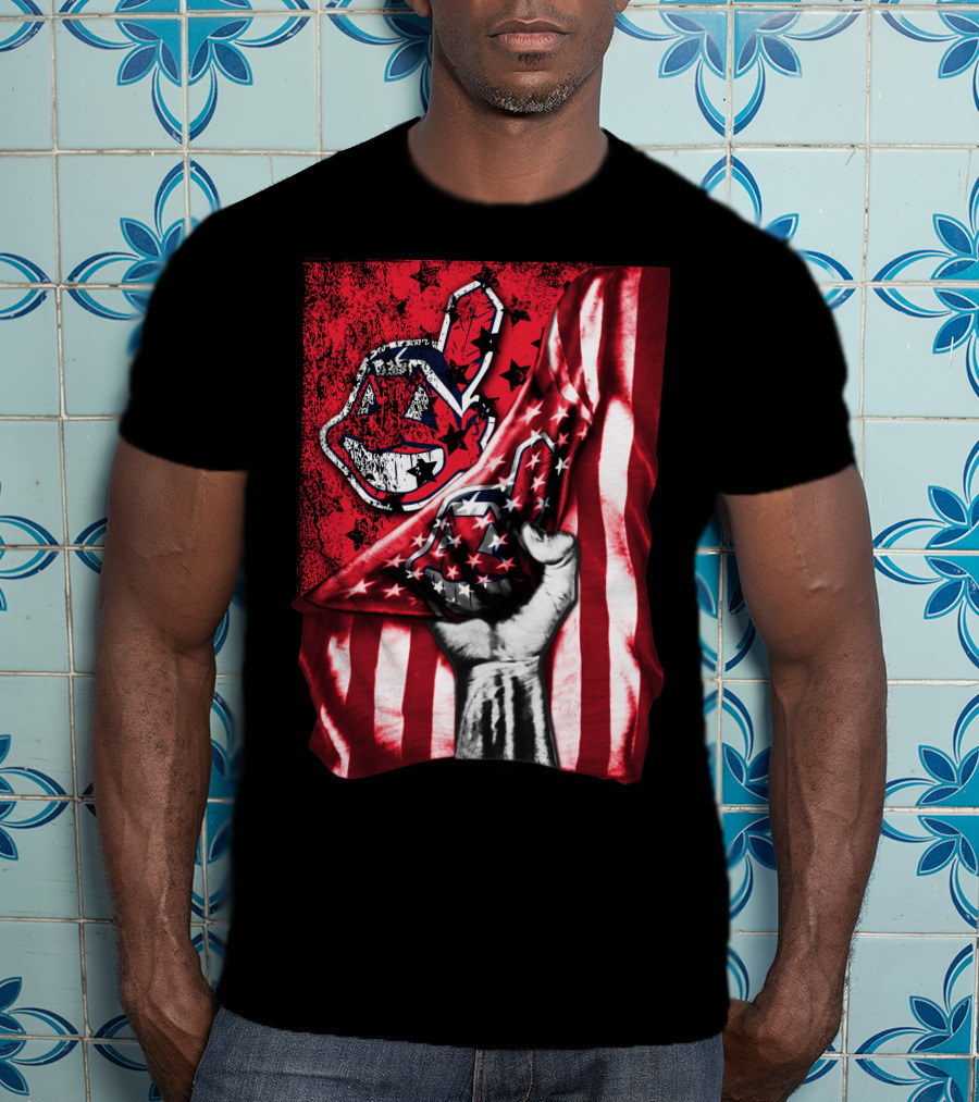 Cleveland Indians Flag T-Shirt