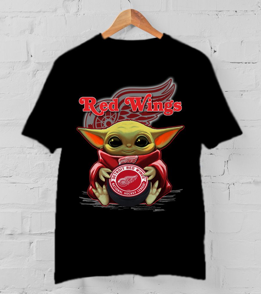 Yoda Detroit Red Wings NHL National Hockey League T-Shirt