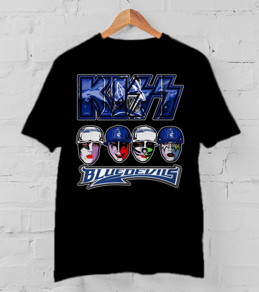 KISS Duke Blue Devils Face Paint T-Shirt