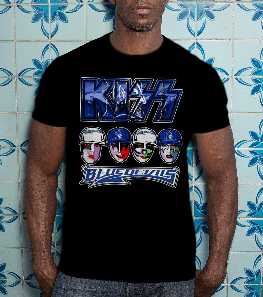 KISS Duke Blue Devils Face Paint T-Shirt