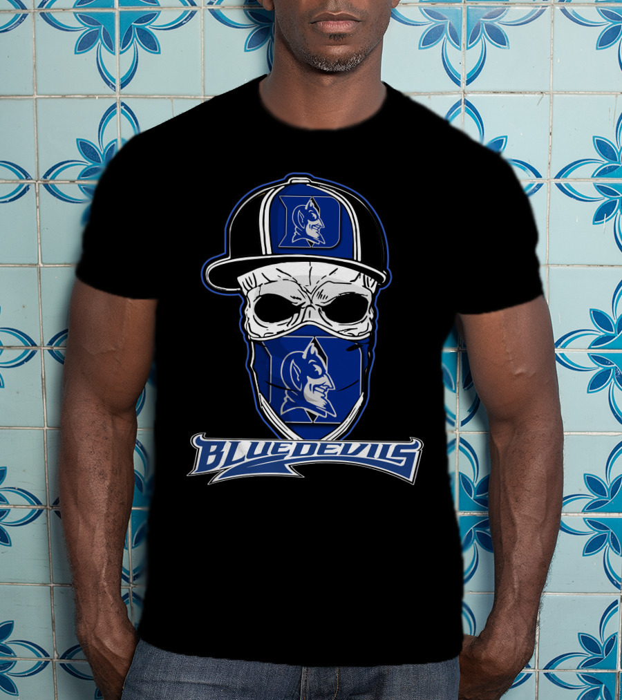 Skull Hat Blue Devils Duke T-Shirt