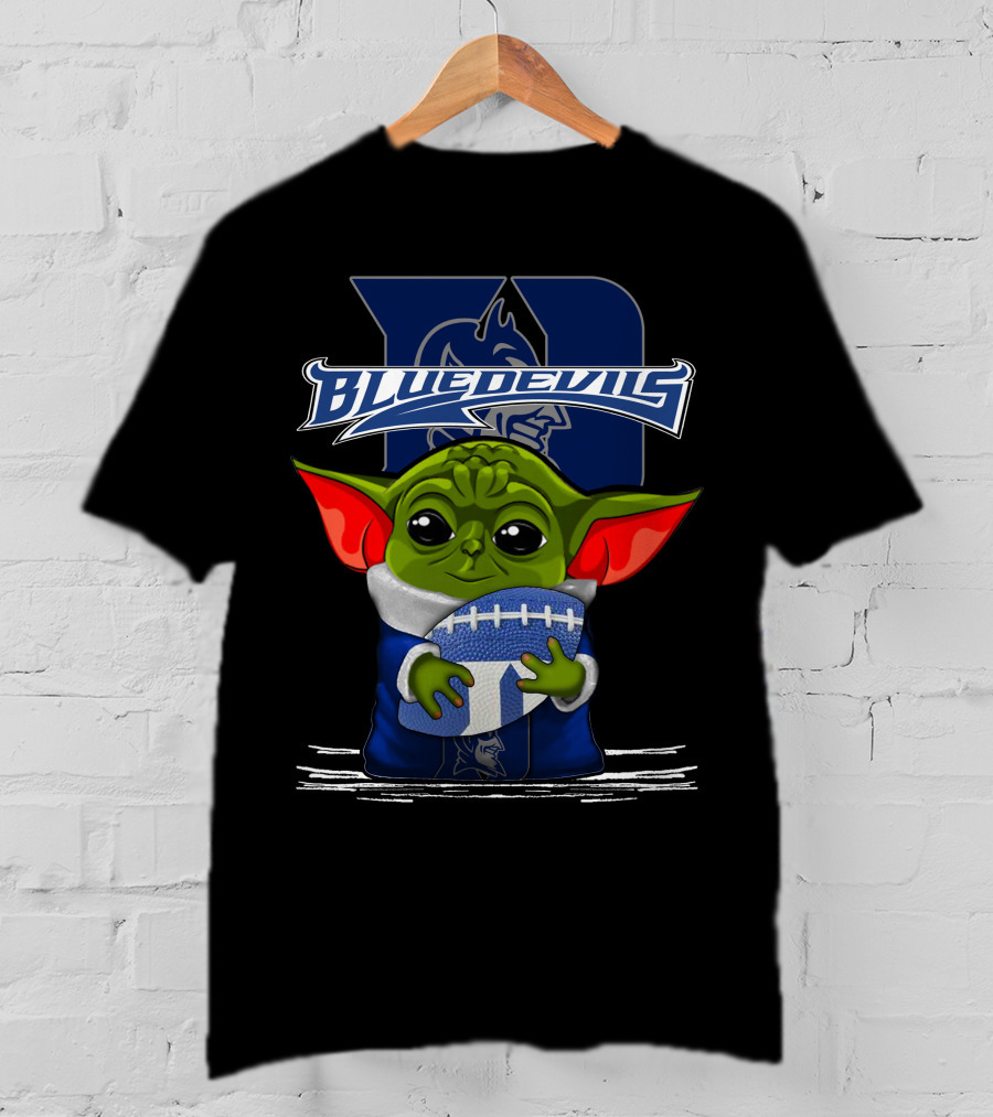 Yoda Blue Devils Duke Football Fan T-Shirt