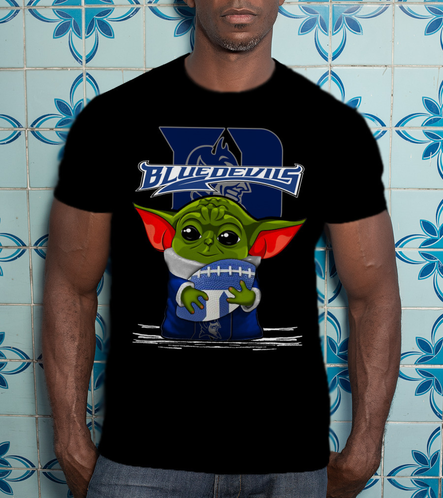 Yoda Blue Devils Duke Football Fan T-Shirt