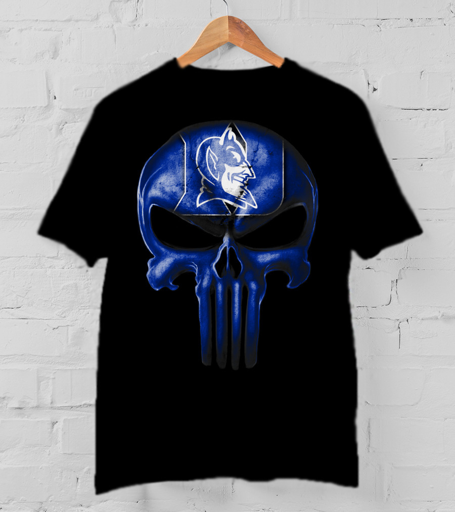 Skull Punisher Duke Blue Devils T-Shirt