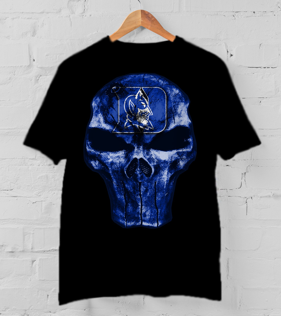 Duke Blue Devils Skull T-Shirt