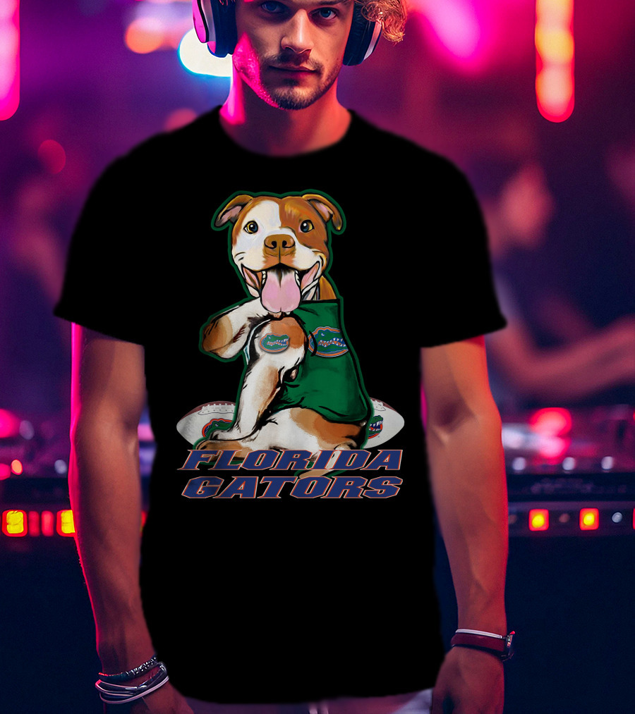 Pitbull Florida Gators Football Fan T-Shirt