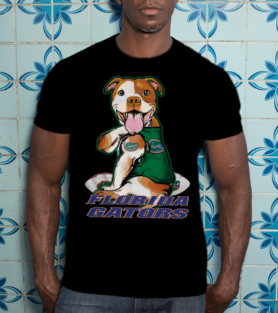 Pitbull Florida Gators Football Fan T-Shirt