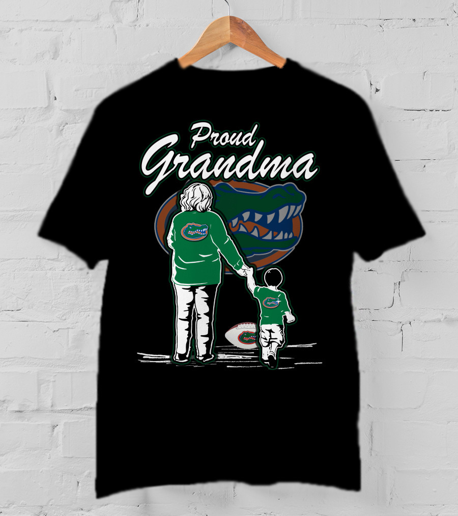 Proud Grandma Florida Gators Football Family T-Shirt