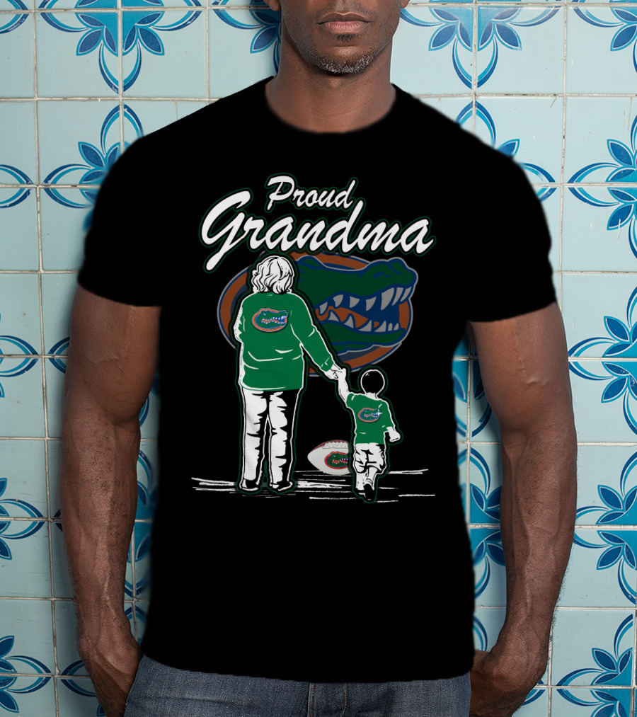 Proud Grandma Florida Gators Football Family T-Shirt