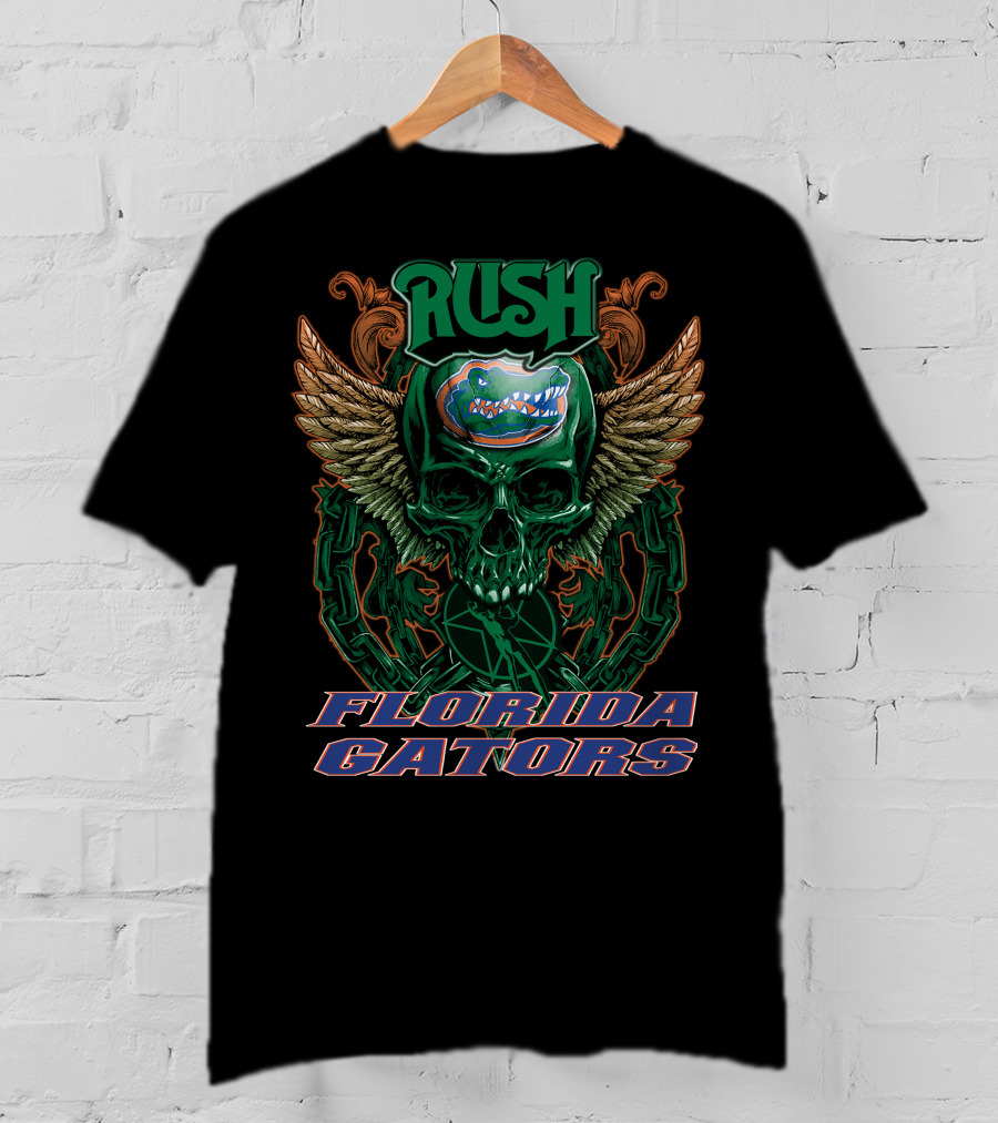 Rush Florida Gators Skull Wings T-Shirt