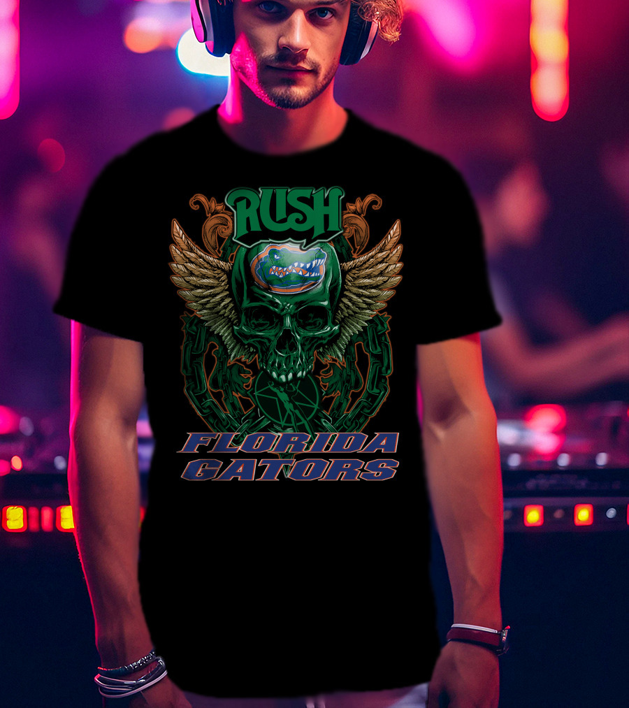 Rush Florida Gators Skull Wings T-Shirt