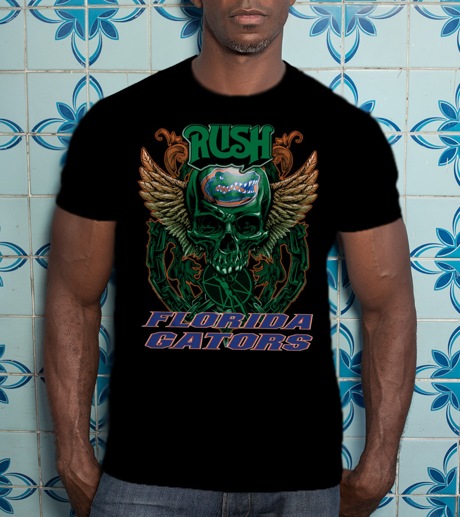 Rush Florida Gators Skull Wings T-Shirt