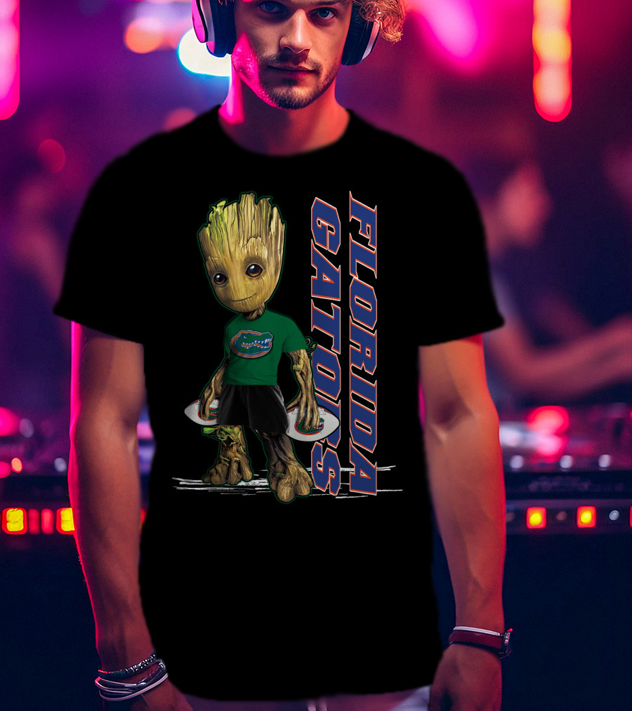 Groot Florida Gators Mascot T-Shirt With Team T-Shirt
