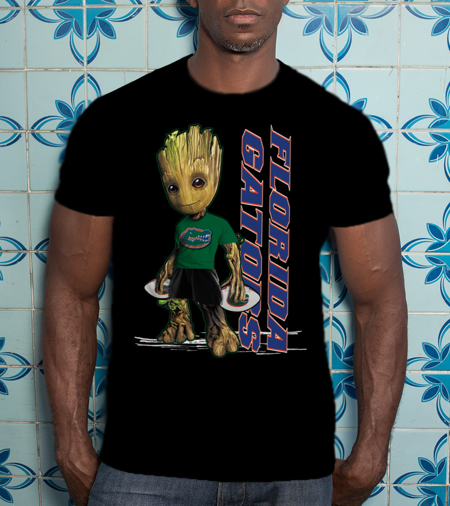 Groot Florida Gators Mascot T-Shirt With Team T-Shirt
