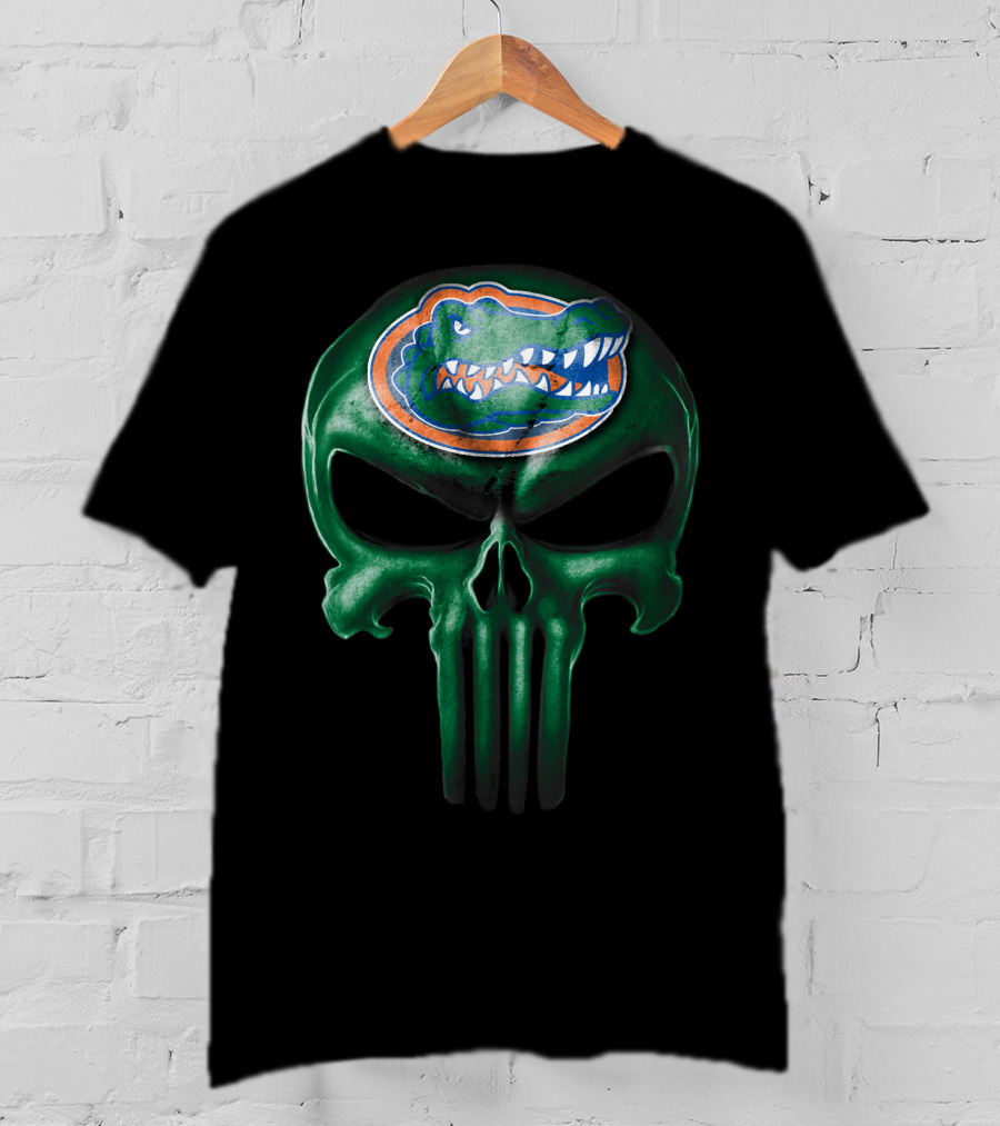 Florida Gators Skull Logo Hybrid T-Shirt