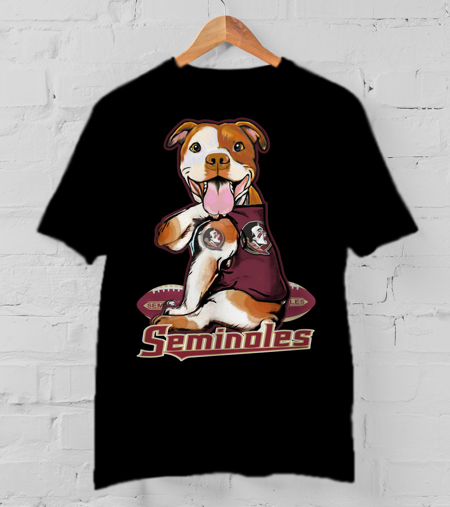 Pittbull Seminoles Football Florida State T-Shirt