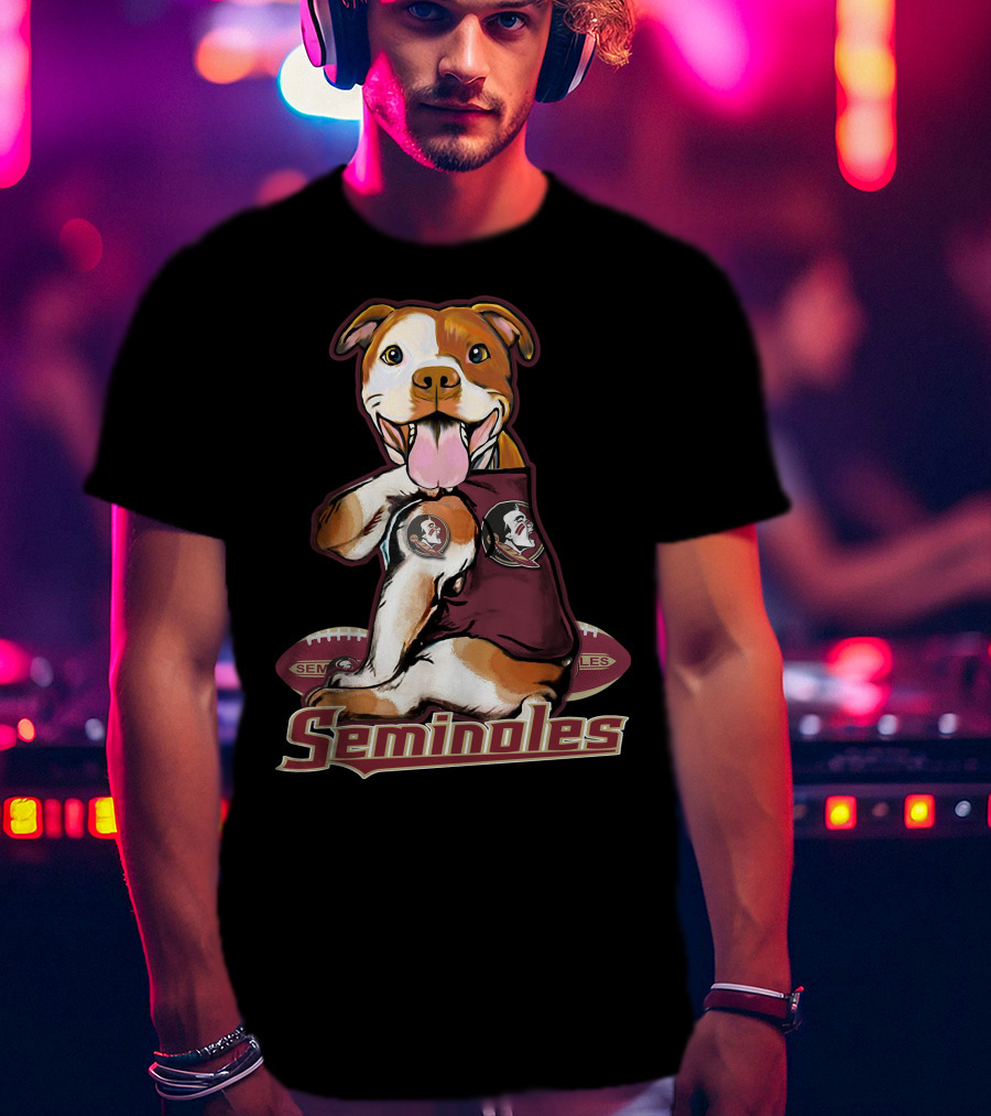 Pittbull Seminoles Football Florida State T-Shirt