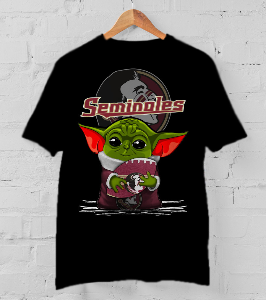 Seminoles Yoda Holding Florida State Football T-Shirt