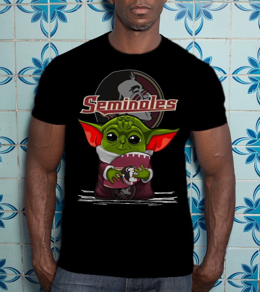 Seminoles Yoda Holding Florida State Football T-Shirt