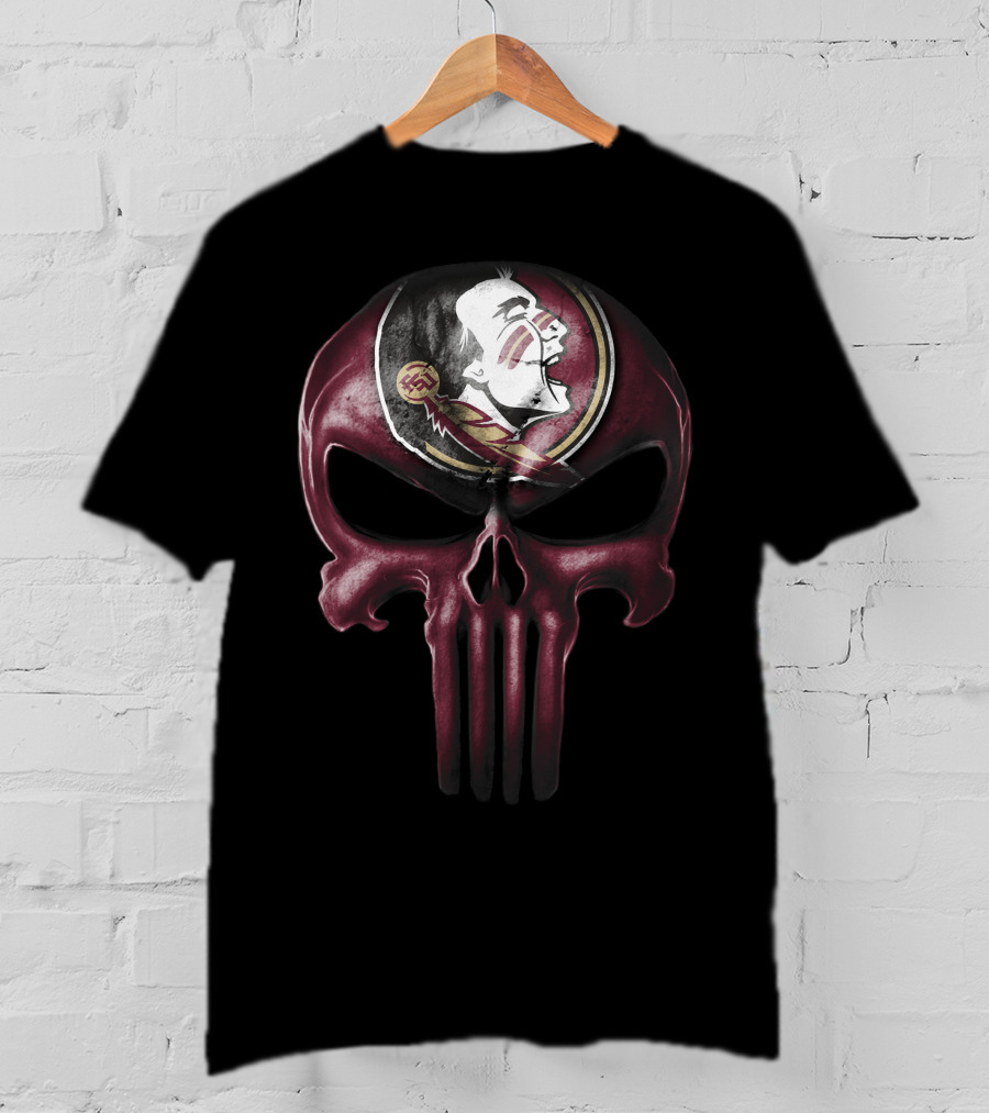 Skull Florida State Seminoles T-Shirt