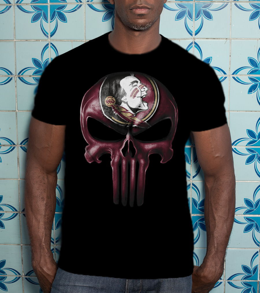 Skull Florida State Seminoles T-Shirt