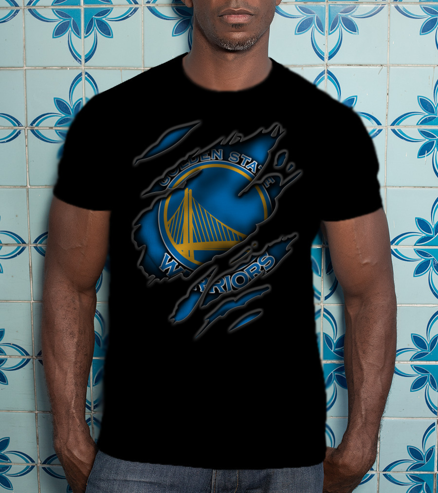 Golden State Warriors Torn T-Shirt