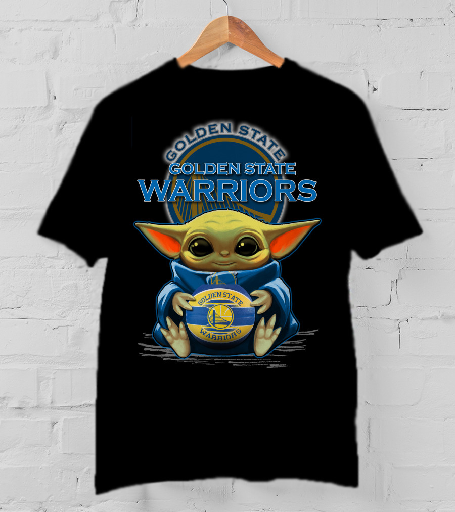 Golden State Warriors Yoda Holding Basketball T-Shirt