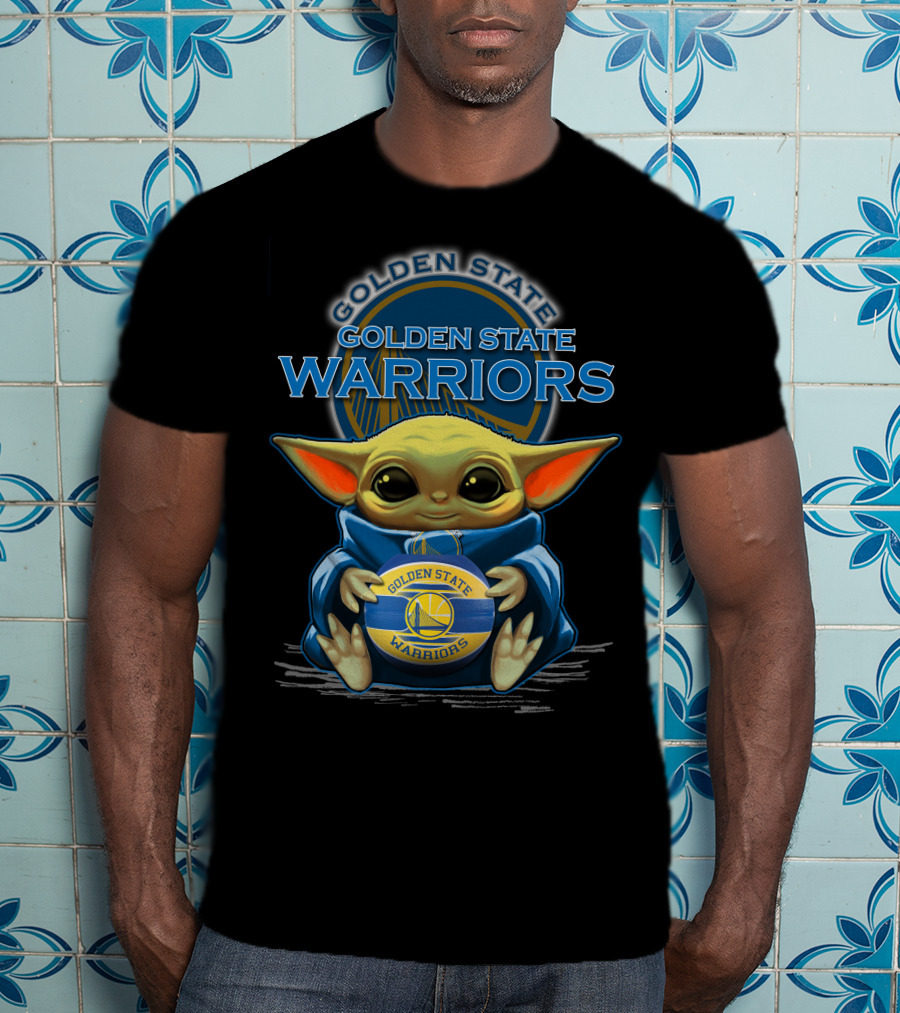 Golden State Warriors Yoda Holding Basketball T-Shirt