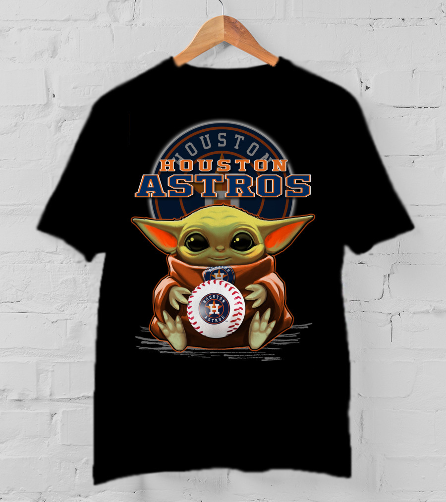 Houston Astros Yoda Baseball Team T-Shirt