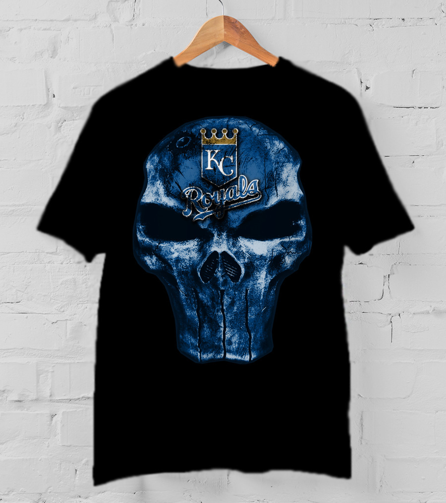 Skull Kansas City Royals KC T-Shirt