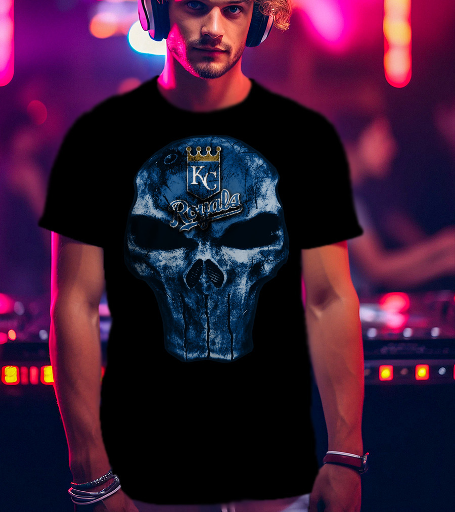 Skull Kansas City Royals KC T-Shirt