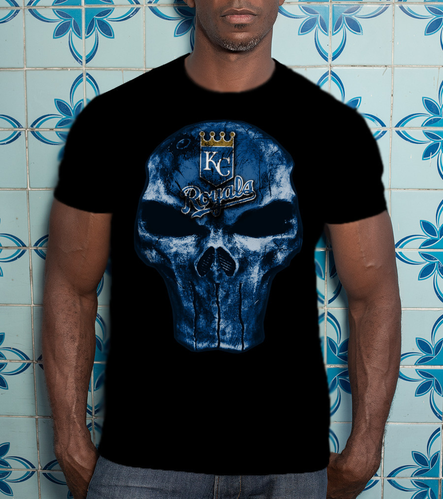 Skull Kansas City Royals KC T-Shirt