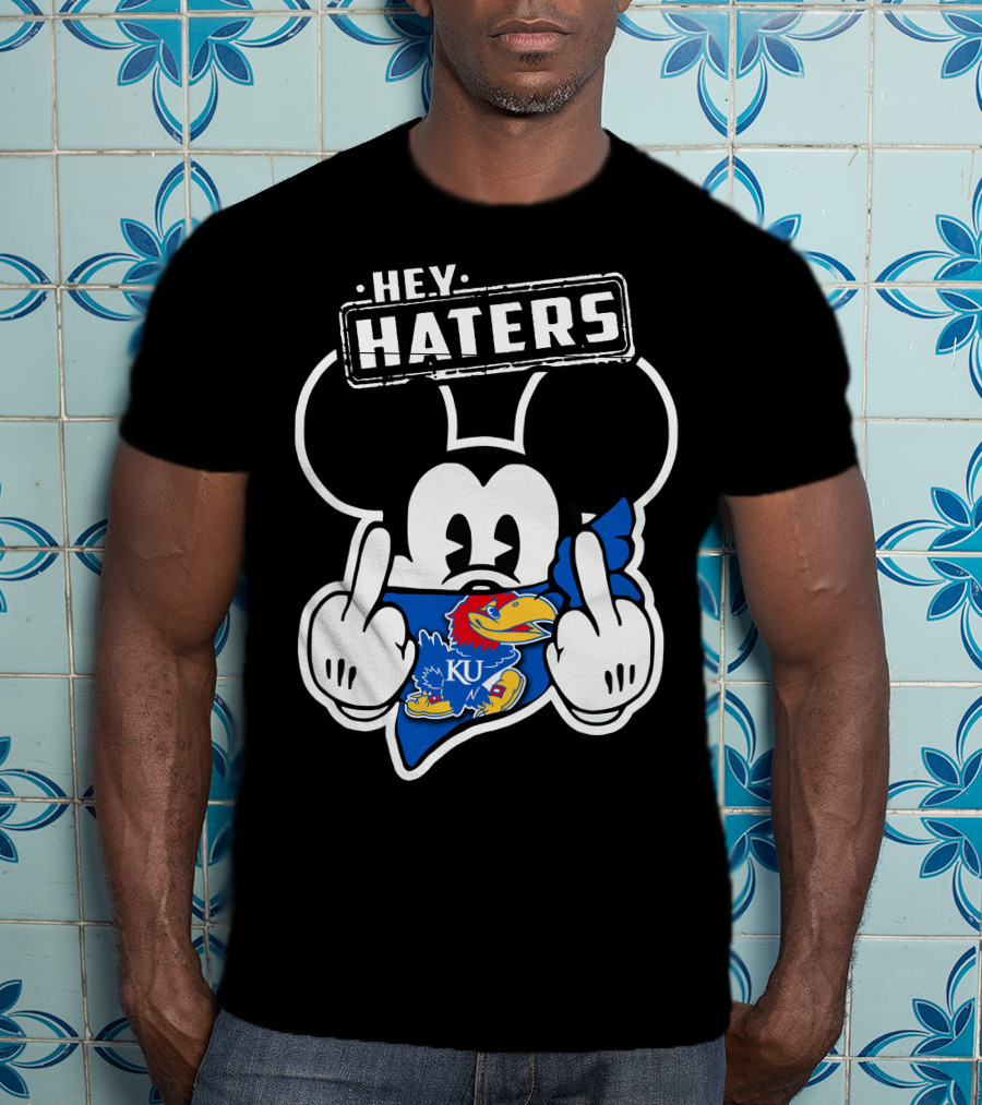 Hey Haters KU Kansas Jayhawks Mick T-Shirt