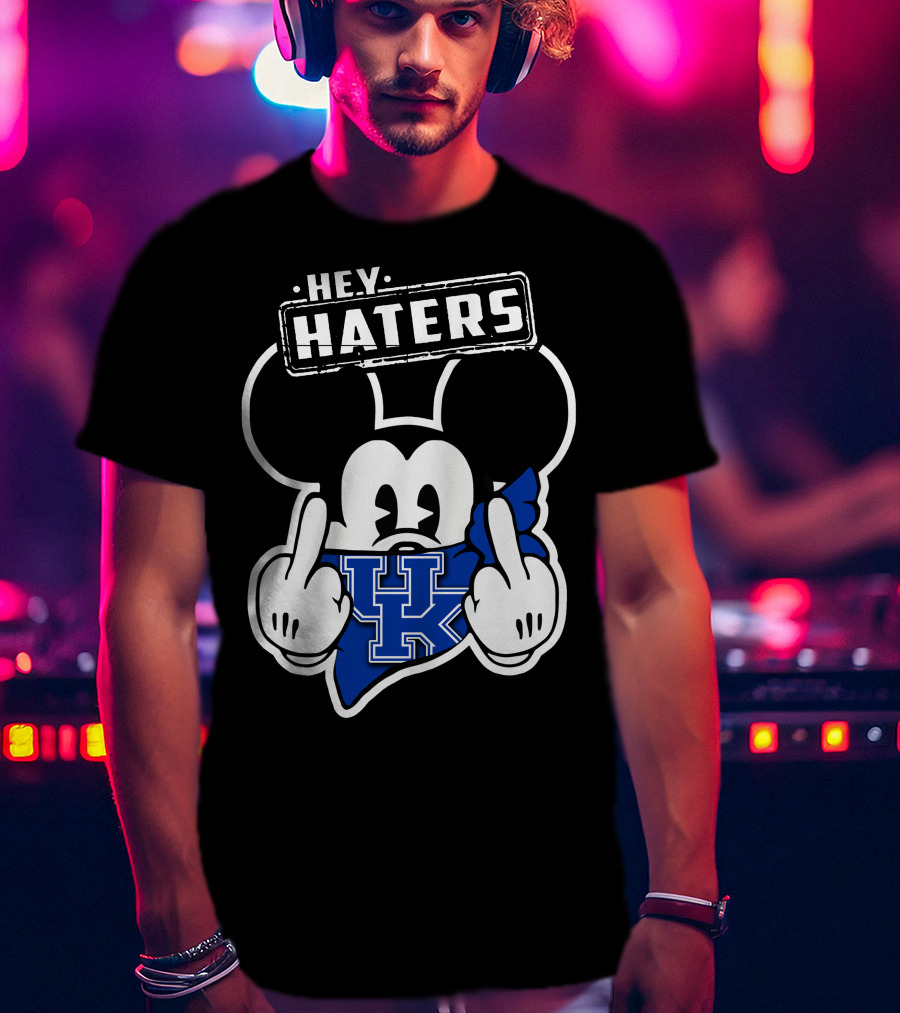 Hey Haters Mick Kentucky Wildcats T-Shirt