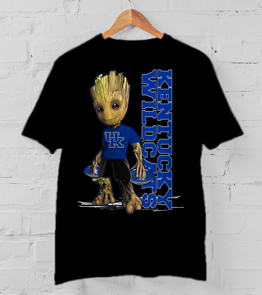 Groot Kentucky Wildcats UK Basketball Crossover T-Shirt