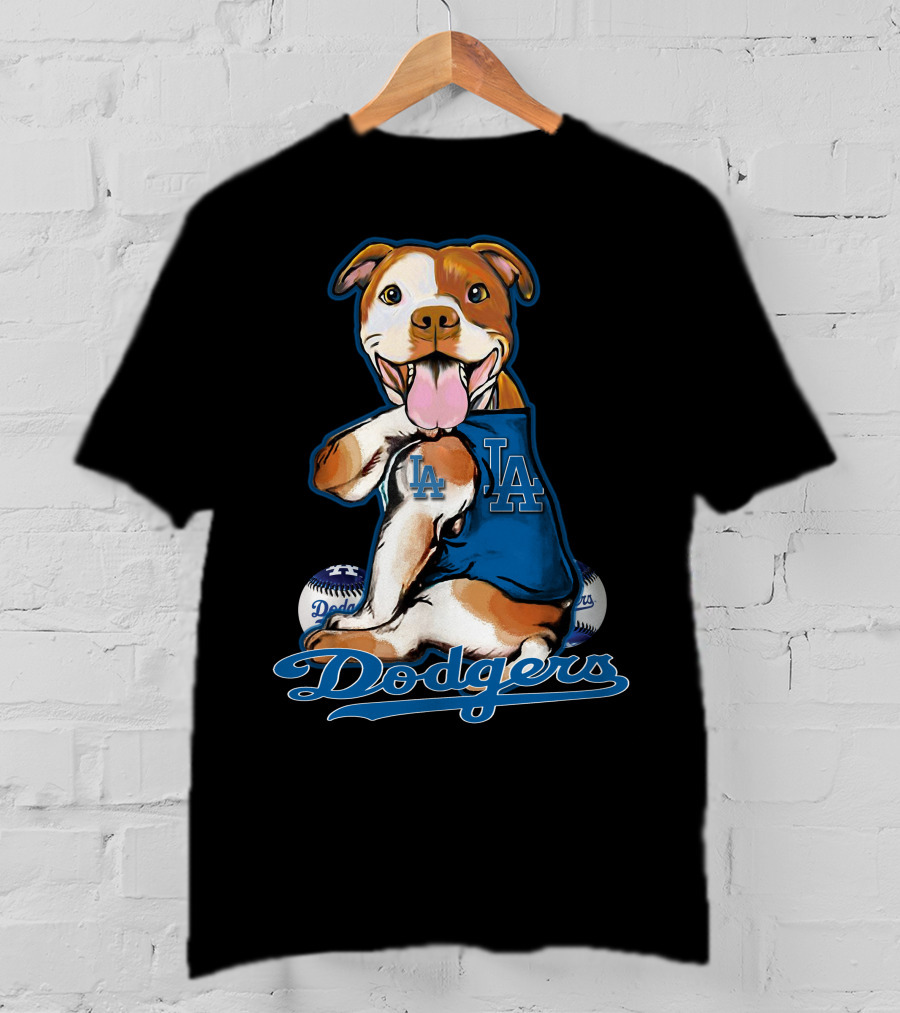 Pittbull LA Dodgers Baseball T-Shirt