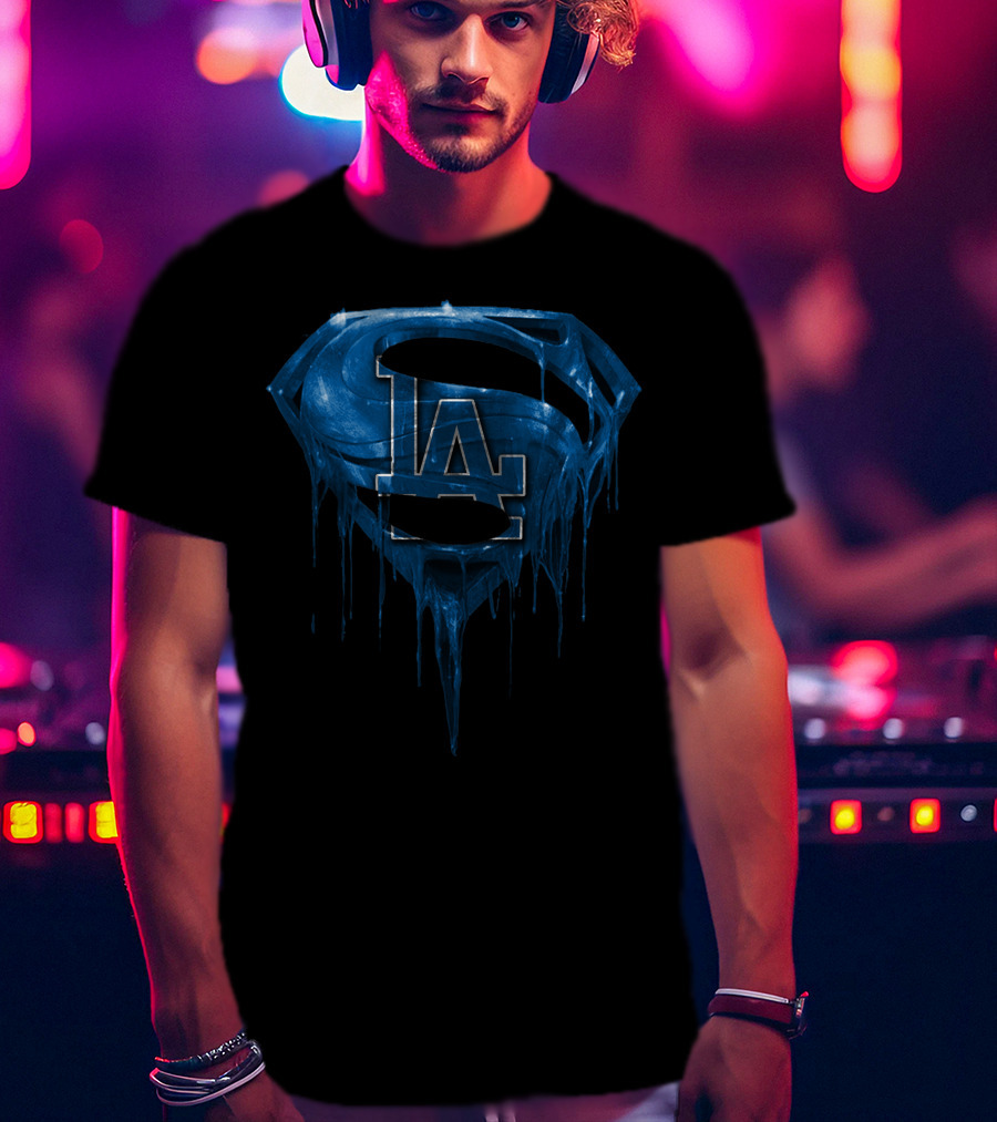 Superman Los Angeles Dodgers T-Shirt