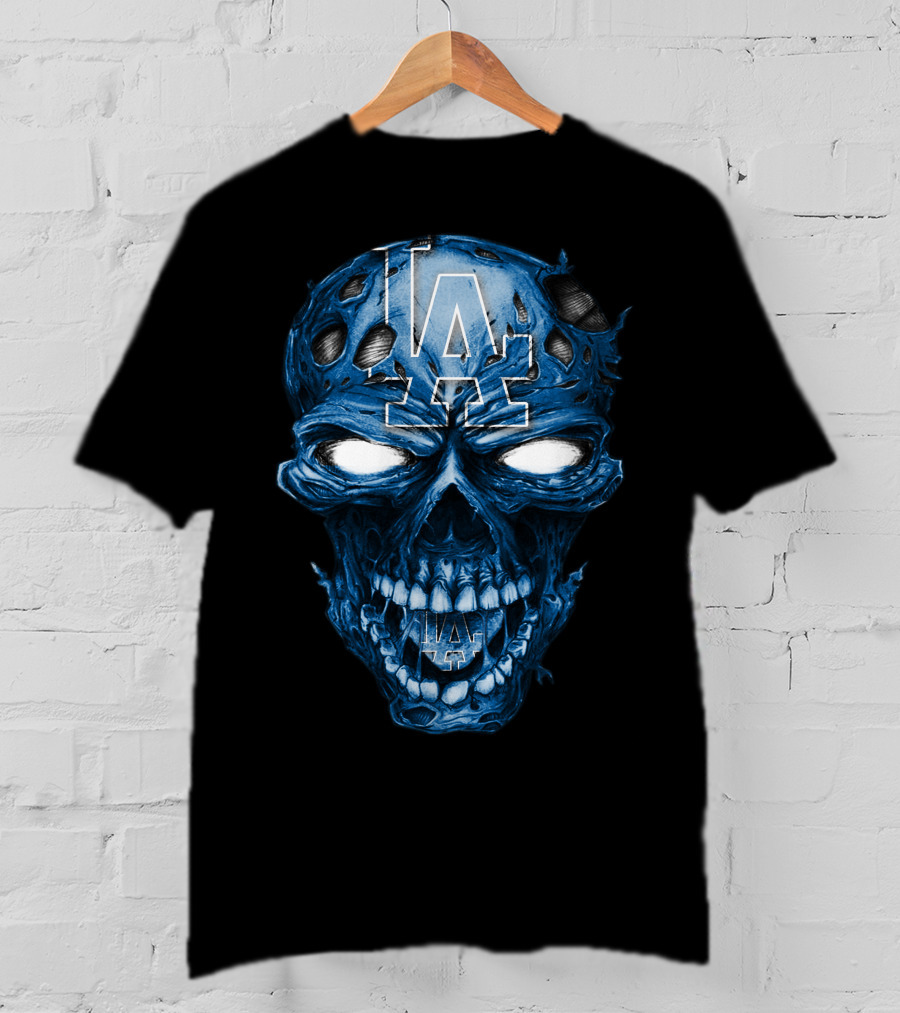 Los Angeles Dodgers Skull T-Shirt