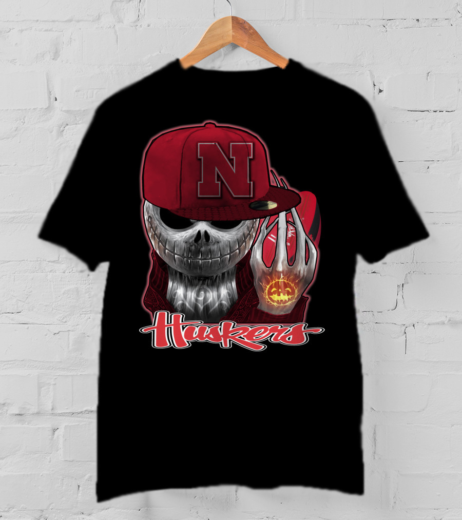 Jackskull Huskers N Logo Nebraska Cornhuskers T-Shirt