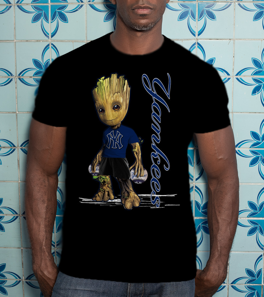 Groot Yankees NY Baseball Fan Iconic T-Shirt
