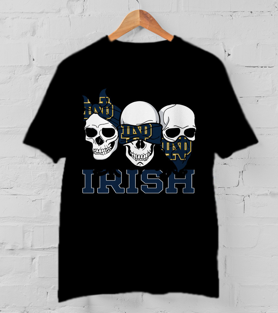 Notre Dame Fighting Irish Skull Trio T-Shirt