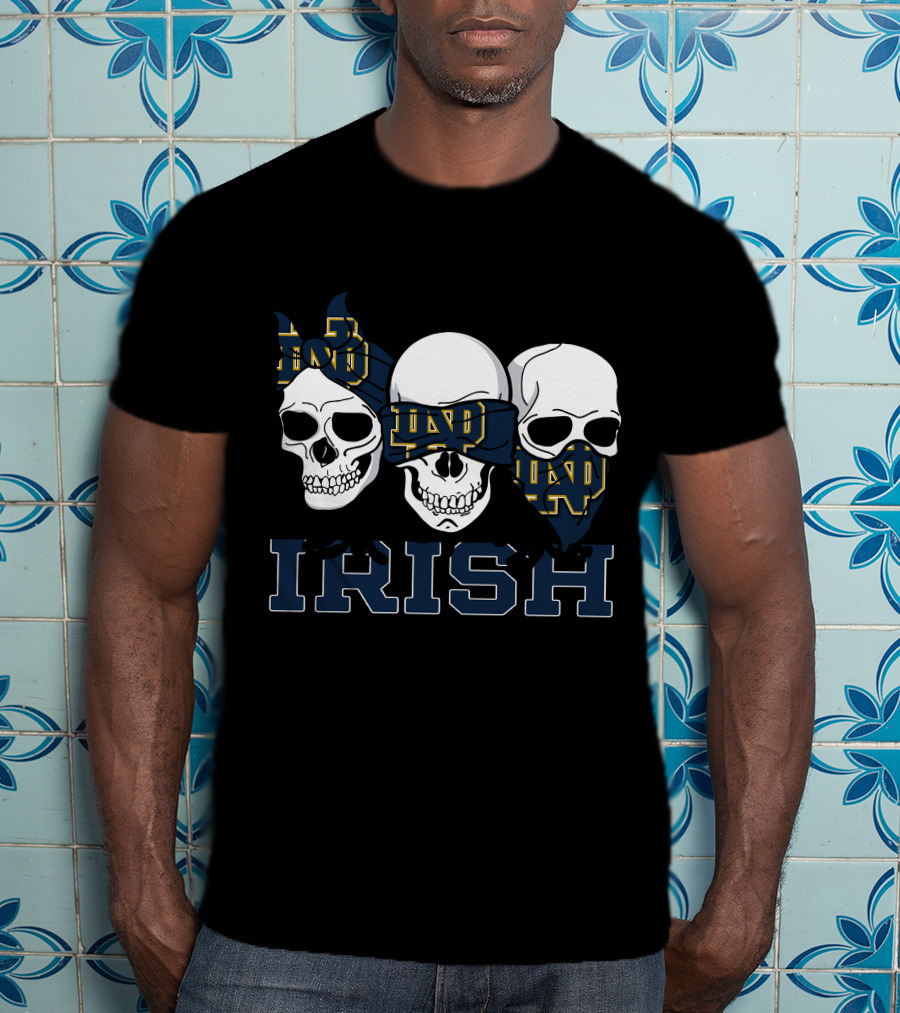 Notre Dame Fighting Irish Skull Trio T-Shirt