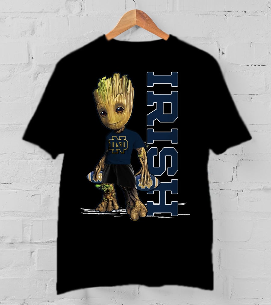 Groot Notre Dame IRISH Football Team Spirit T-Shirt
