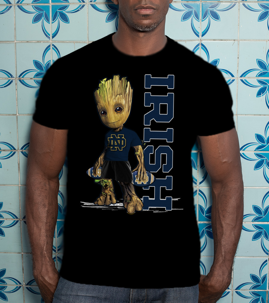 Groot Notre Dame IRISH Football Team Spirit T-Shirt